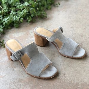 Rag & Bone Matteo Suede Studded Mules Sandals